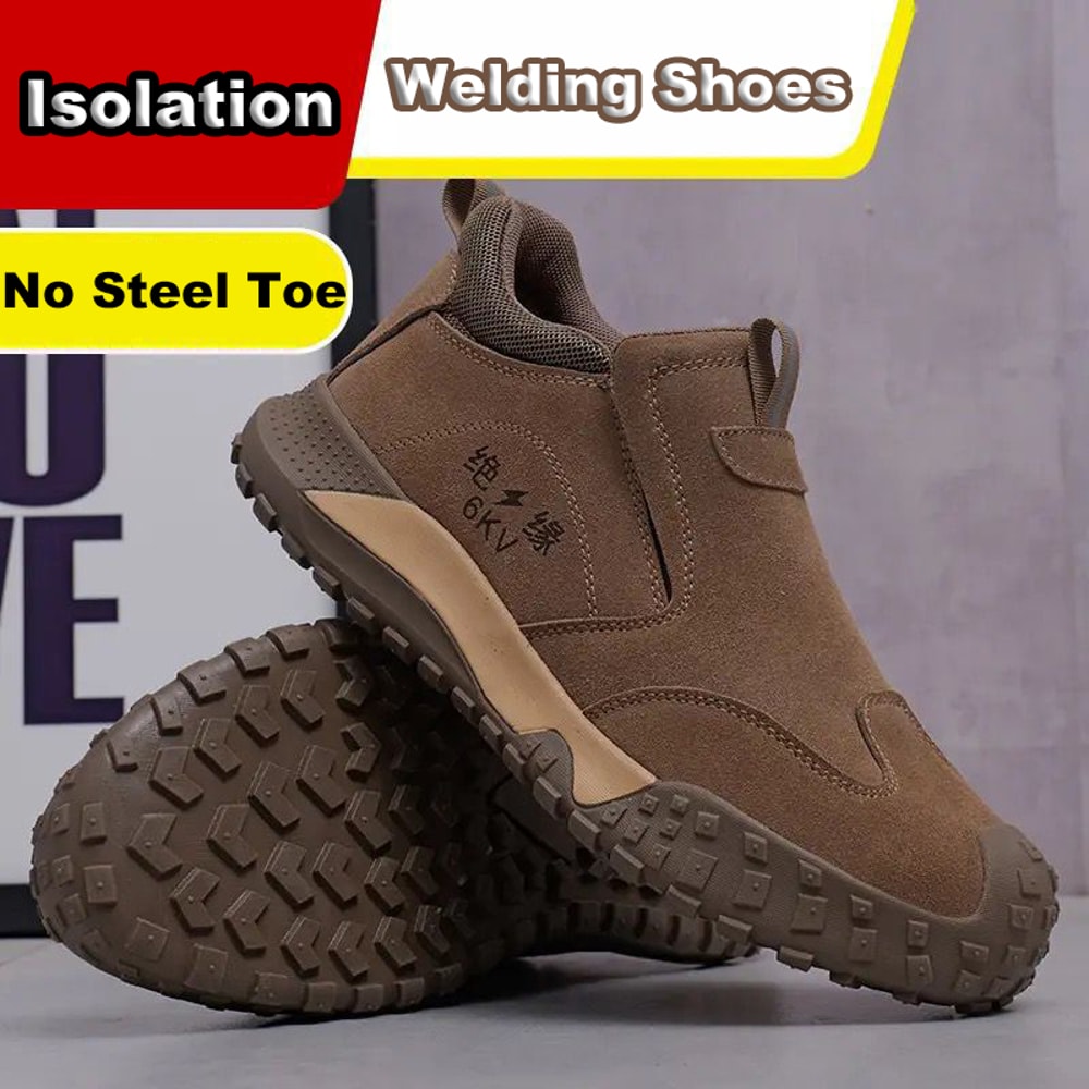 Wear Resistant No Steel Toe Work Boots Anti Puncture Protective Sneakers Breathable Lightweight Saf 9