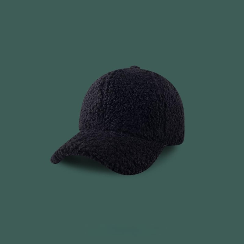 Unisex Artificial Lamb Wool Baseball Cap Women Winter Warm Hat Men Outdoor Sports Baseball Hats Woo 7