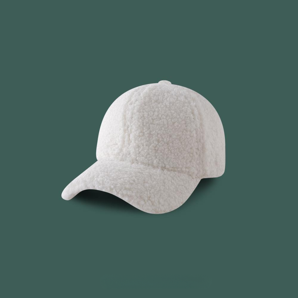 Unisex Artificial Lamb Wool Baseball Cap Women Winter Warm Hat Men Outdoor Sports Baseball Hats Woo 8