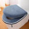 Thickened Double Toilet Seat Cushion Set Winter Comfort Zipper Handle Machine Washable Universal Ho 2