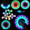 Glow In The Dark Creative LED Light Fidget Spinner Stress Relief Hand Spinner Kids Toy For Focus Lu 1