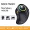 Ergonomic Rollerball Gaming Mouse Rechargeable Wireless Trackball Bluetooth RGB Gear Adjustable 1
