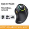 Ergonomic Rollerball Gaming Mouse Rechargeable Wireless Trackball Bluetooth RGB Gear Adjustable 1