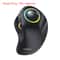 Ergonomic Rollerball Gaming Mouse Rechargeable Wireless Trackball Bluetooth RGB Gear Adjustable 6