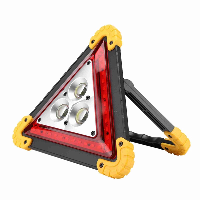 LED Triangle Light Car Stop Sign Multifunction Car Breakdown Emergency Safety Triangle With Red LED 1