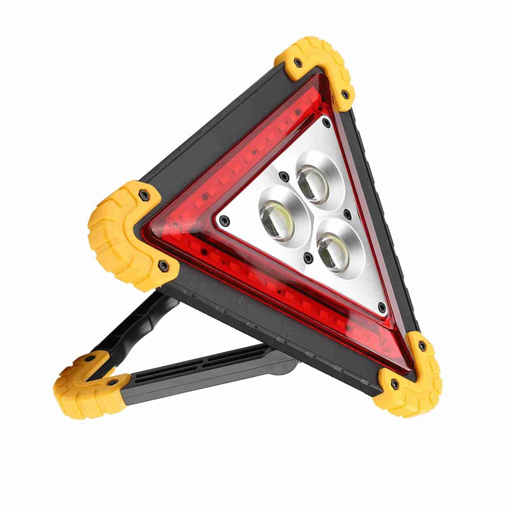 LED Triangle Light Car Stop Sign Multifunction Car Breakdown Emergency Safety Triangle With Red LED 2
