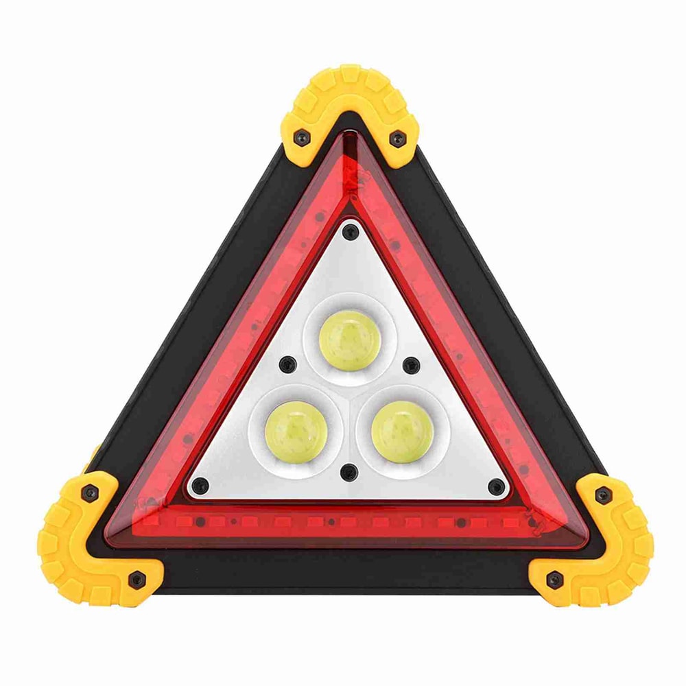 LED Triangle Light Car Stop Sign Multifunction Car Breakdown Emergency Safety Triangle With Red LED 4
