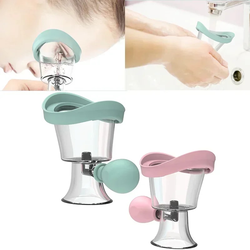 Reusable Soft Silicone Eye Wash Cups Eyes Cleaner Flushing Rinse Cups Bath Eyewash Cups For Student 0