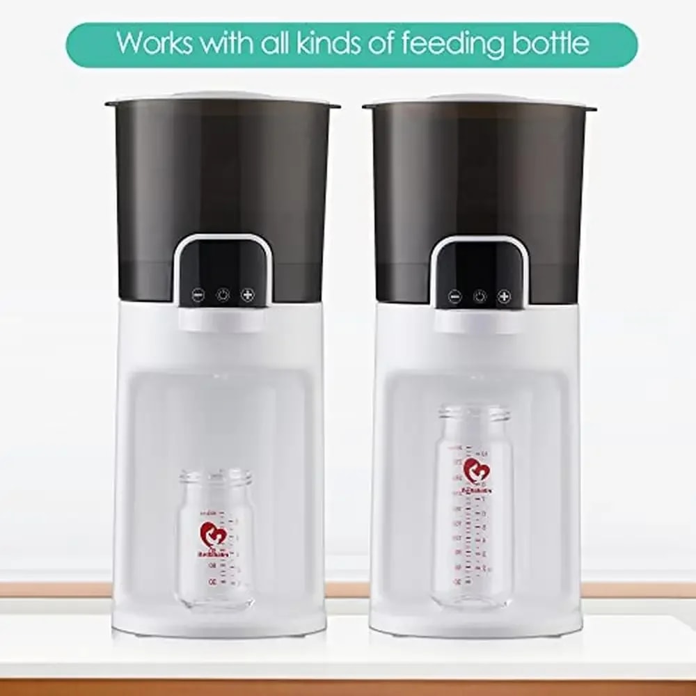 Instant Baby Bottle Warmer and Water Dispenser with LED Touch Display, Night Light, Large Capacity, Food Grade