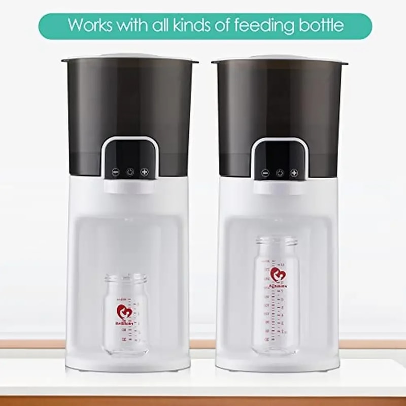 Instant Baby Bottle Warmer and Water Dispenser with LED Touch Display, Night Light, Large Capacity, Food Grade
