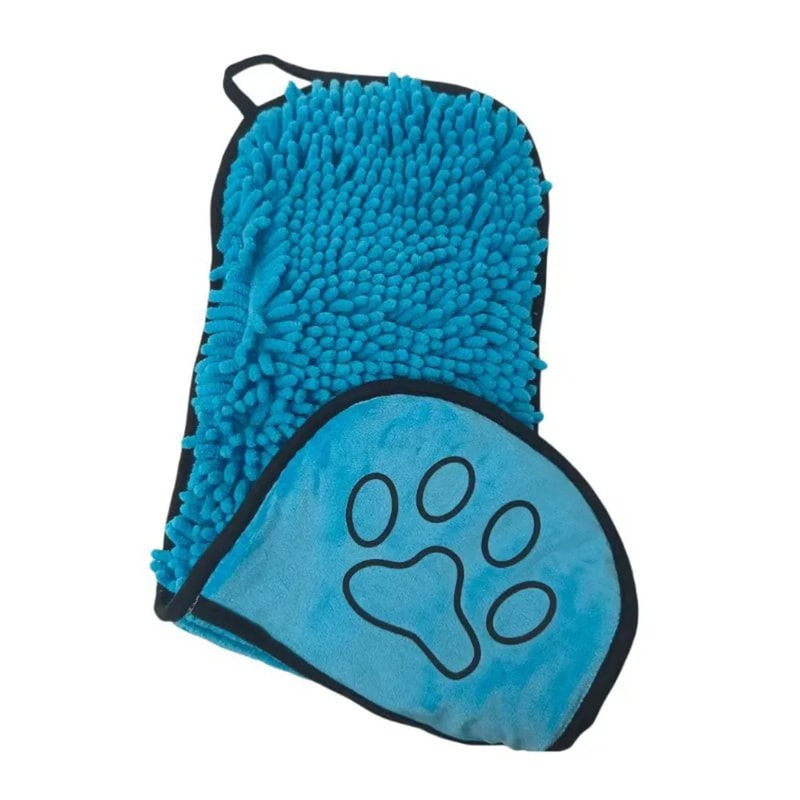 Quick-drying Cat Towels, Super Absorbent Pet Bath Towel, Soft Bath Robe, Dry Pet Cleaning Washcloth for Dogs, Convenient