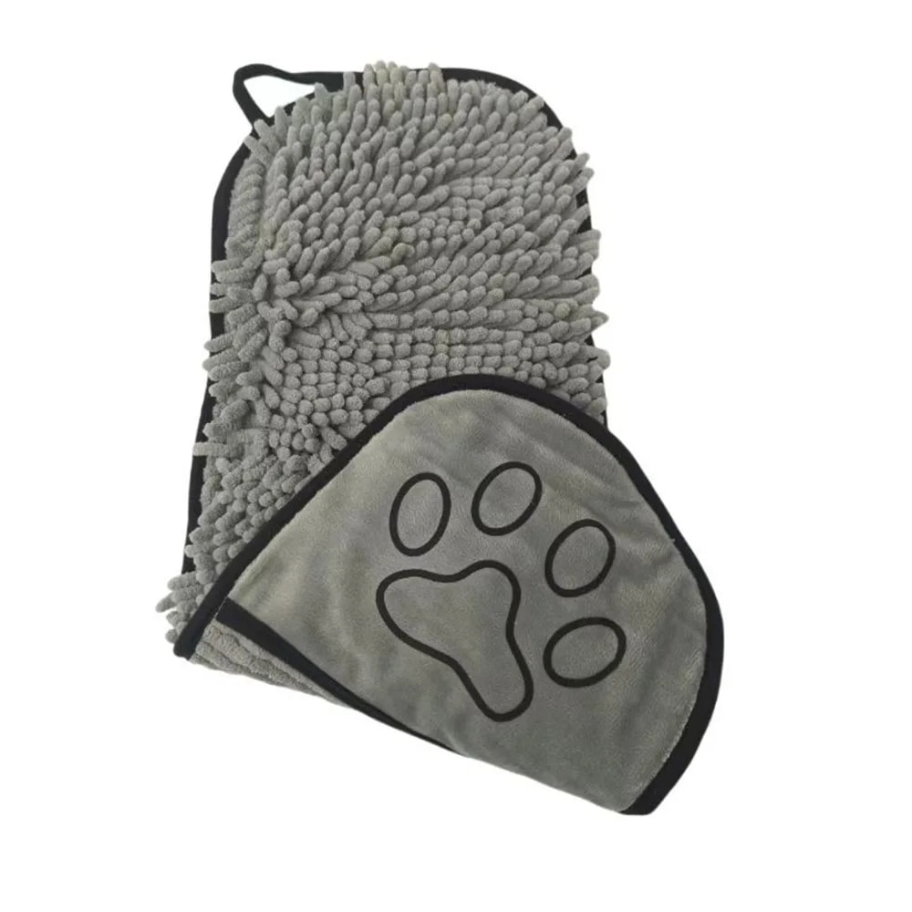 Quick-drying Cat Towels, Super Absorbent Pet Bath Towel, Soft Bath Robe, Dry Pet Cleaning Washcloth for Dogs, Convenient
