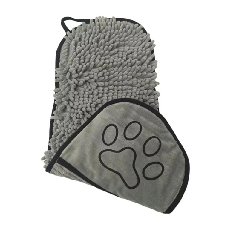 Quick-drying Cat Towels, Super Absorbent Pet Bath Towel, Soft Bath Robe, Dry Pet Cleaning Washcloth for Dogs, Convenient