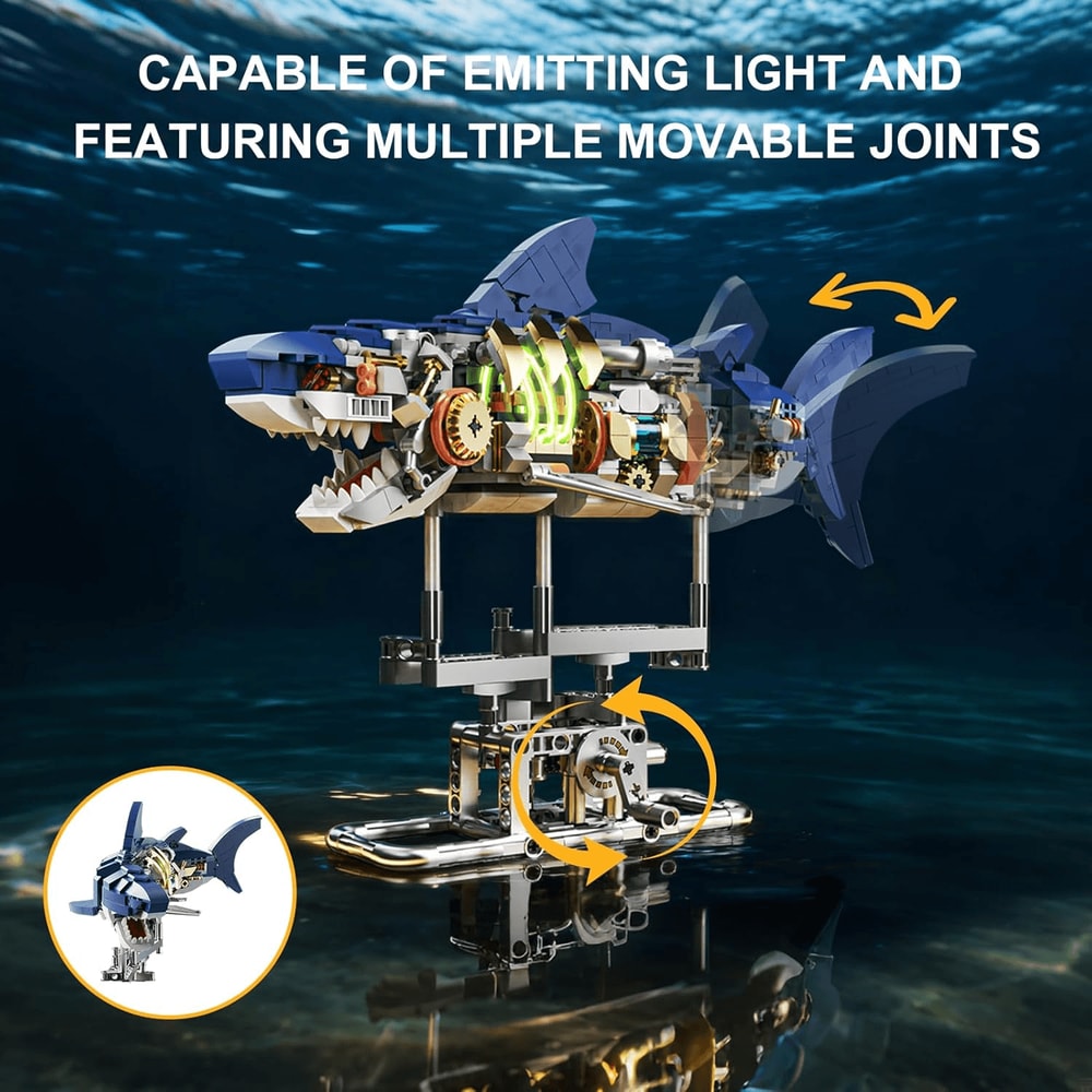 Shark themed display stand set