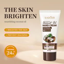 60g coconut hand cream, moisturizing & nourishing hand care for women