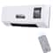 New 2 In 1 Wall Mounted Space Heater Fan With Remote Control Electric Heater 0
