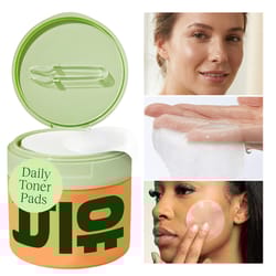 anti-aging snail mucin toner pads with niacinamide & peptides, dark spot & wrinkle minimizing skincare solution