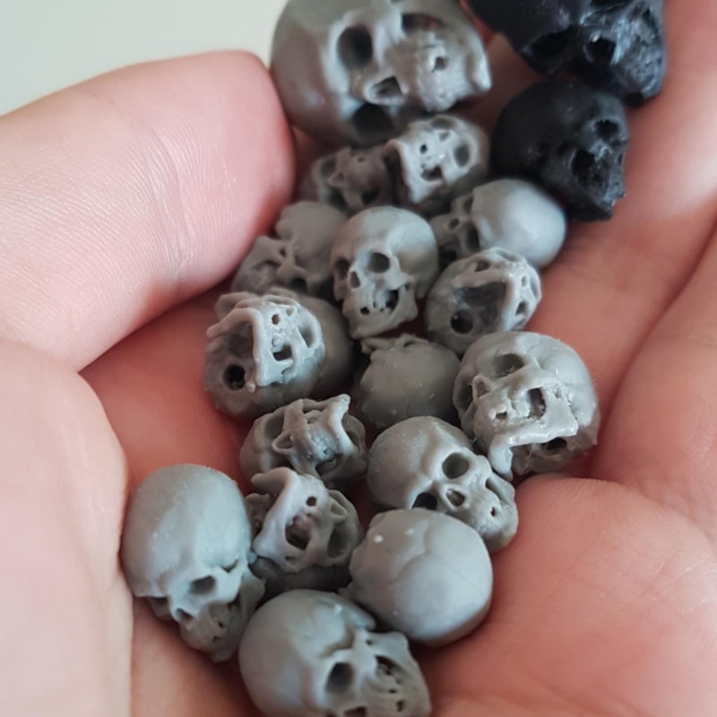 Detailed Anatomy Human Skull 3D Print Model Original Formats STL Files Instant Download 1