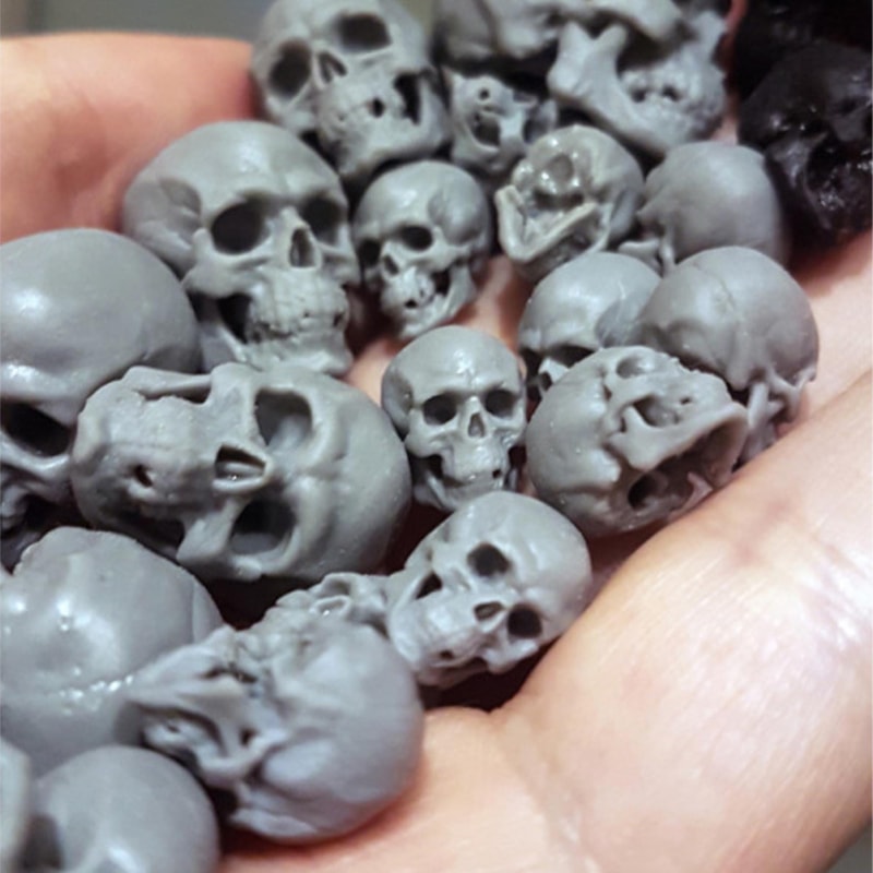 Detailed Anatomy Human Skull 3D Print Model Original Formats STL Files Instant Download 2