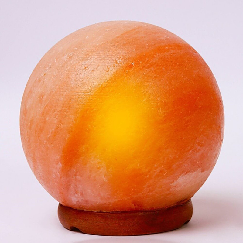 Space Ball Himalayan Salt Lamp Handmade Real Pink Salt 610 LBS With Dimmer 1