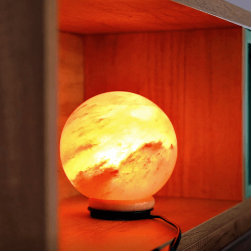 Space Ball Himalayan Salt Lamp Handmade Real Pink Salt 610 LBS With Dimmer 4