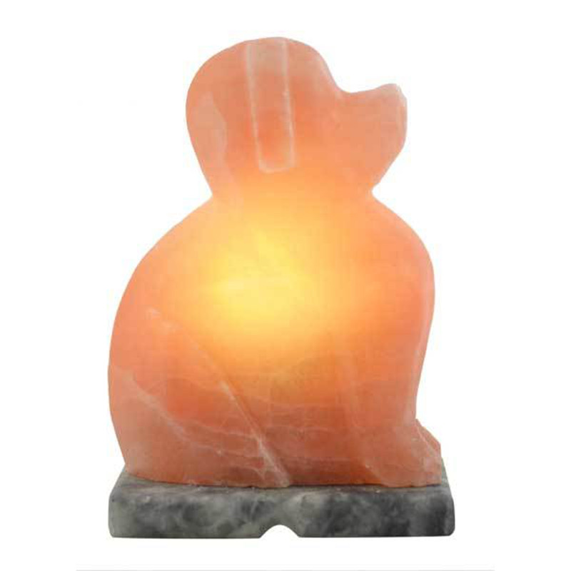Dog Himalayan Salt Lamp Real Pink Salt 610 LBS With Dimmer 1
