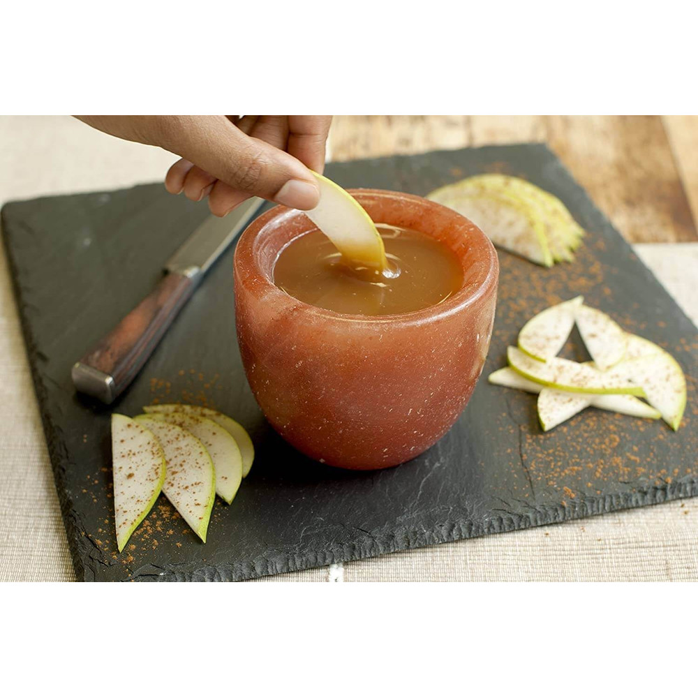 PINK HIMALAYAN SALT MORTAR PESTLE SET FOOD GRADE LARGE 9