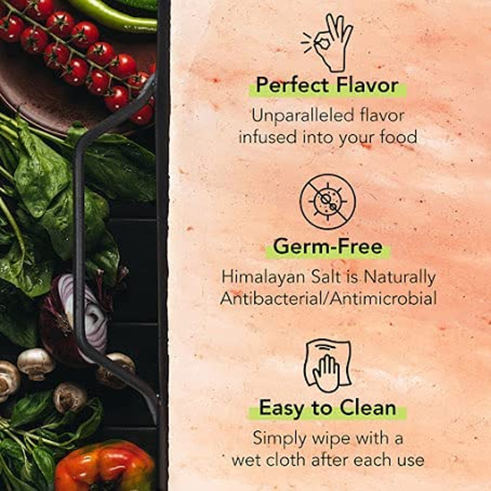 HANDMADE HIMALAYAN ROCK SALT BLOCK COOKING PLATESLAB SET  HIMALAYAN PINK SALT 4