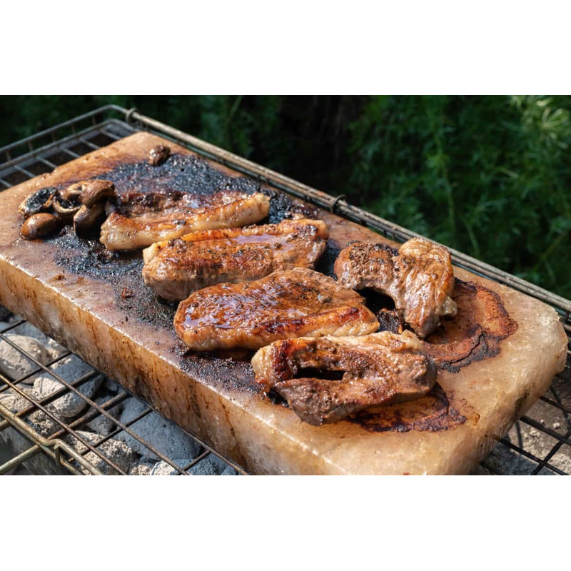 HANDMADE HIMALAYAN ROCK SALT BLOCK COOKING PLATESLAB SET  HIMALAYAN PINK SALT 5