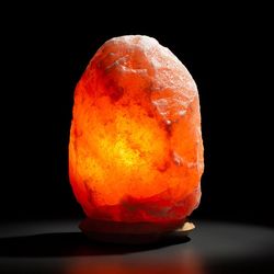 original himalayan salt lamp (large) - real pink salt, 6-10 lbs with dimmer