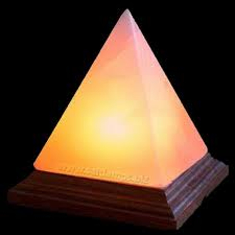 Pyramid Himalayan Salt Lamp  Real Himalayan Pink Salt  Salt Rock Lamp  Himalayan Salt Rock  Pyramid Shaped Salt 4