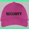 SECURITY Suitable For Hat Beanie And Left Chest Placement 0