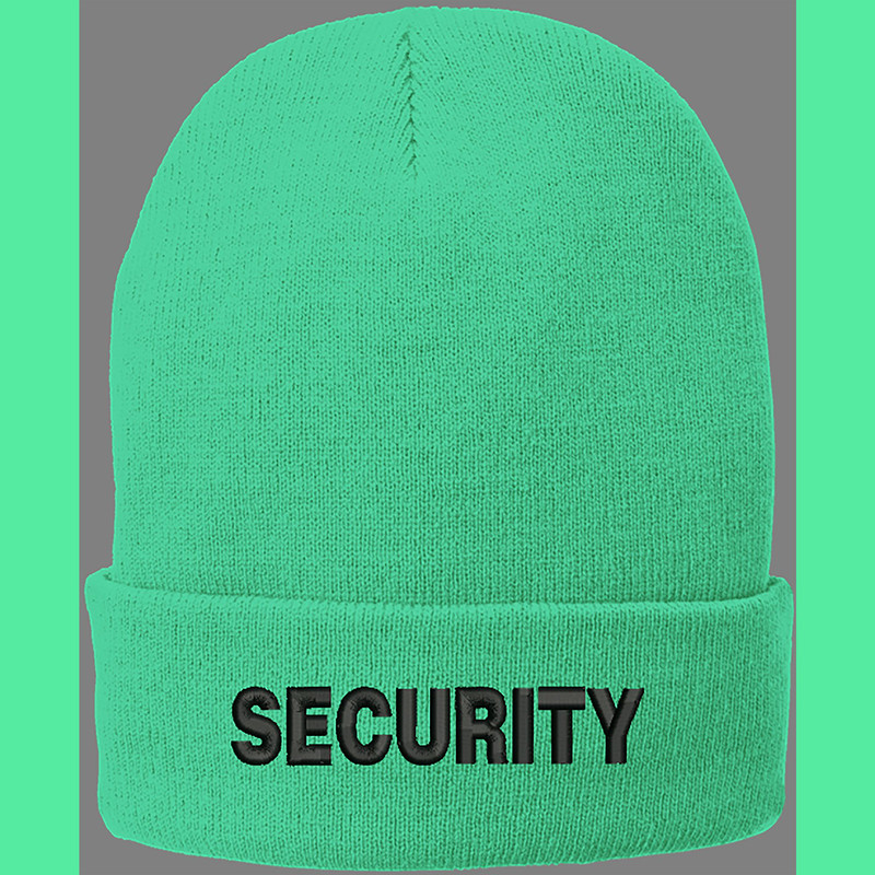 SECURITY Suitable For Hat Beanie And Left Chest Placement 3
