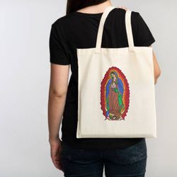 our lady of guadalupe embroidery dst