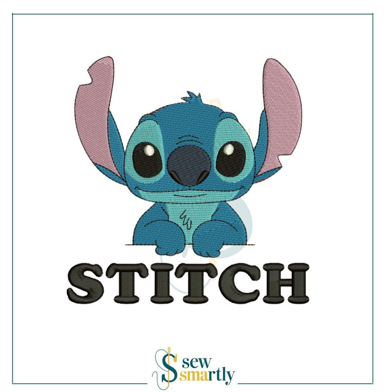 Stitch Embroidery Design Digital Machine Embroidery 4 Sizes Instant Download 0