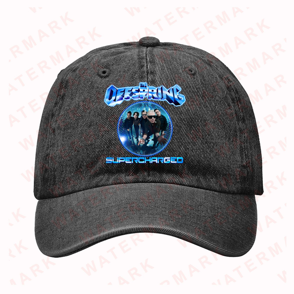 THE OFFSPRING WITH SPECIAL GUEST SIMPLE PLAN SUPERCHARGED WORLDWIDE IN 25 Denim Hat Cap 0