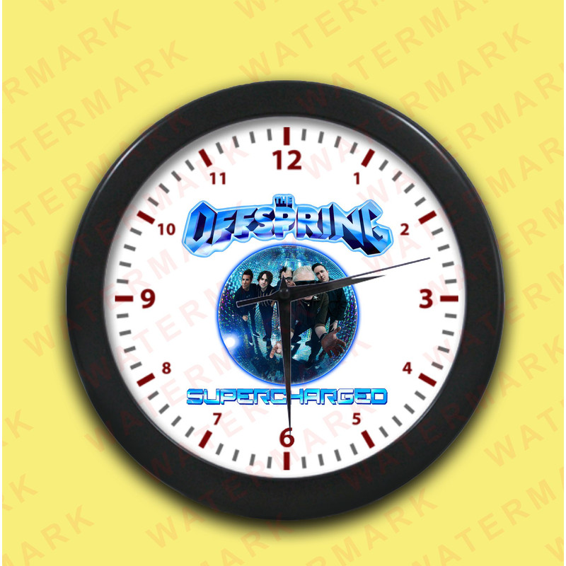 THE OFFSPRING WITH SPECIAL GUEST SIMPLE PLAN SUPERCHARGED WORLDWIDE IN 25 Wall Clocks 0