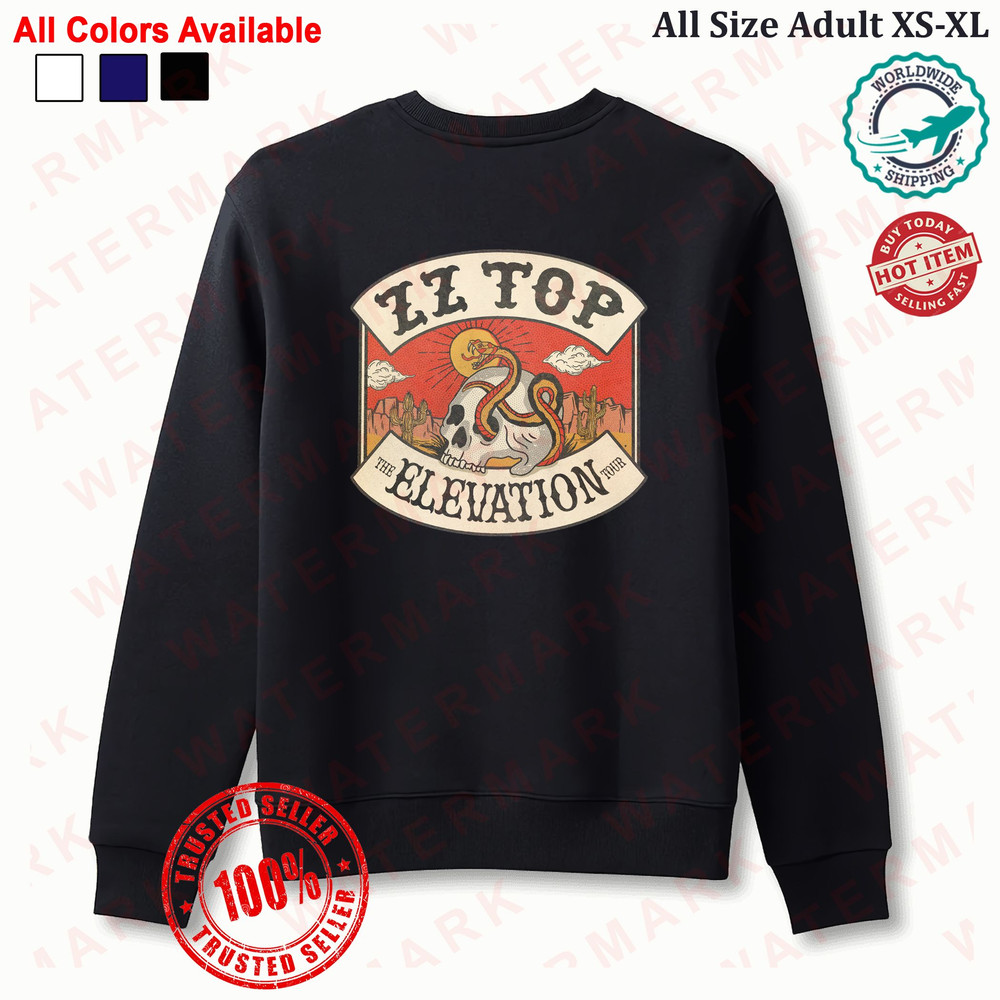ZZ TOP THE ELEVATION TOUR 2025 Sweatshirt 0