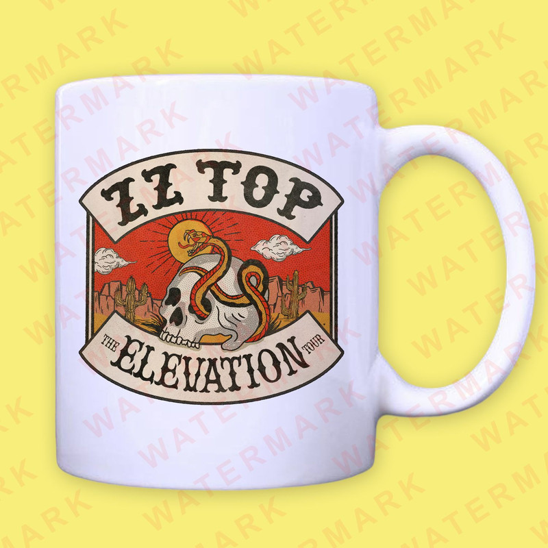 ZZ TOP THE ELEVATION TOUR 2025 Mug 0