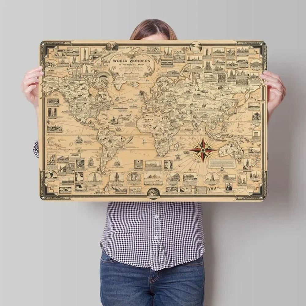 World Wonders Map Chart 0