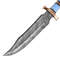Handmade Damascus Bowie Knife Sharp Edge Bone Handle Fixed Blade Hunting Bowie Knife 16 Bowie Knife