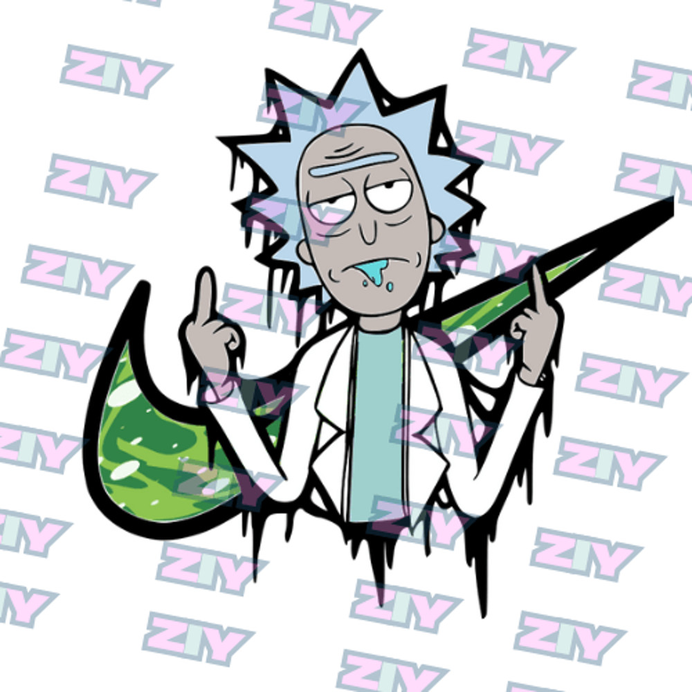 Rick And Morty Embroidery Design Machine Embroidery Pattern Anime Embroidery File PES DST EXP Mo 3