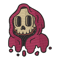 Dripping Skull Embroidery Design Machine Embroidery Pattern  Anime Embroidery File PES DST EXP  Mor 1