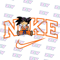 NikeDragon Ball  Goku Embroidery  Vector Art  Digital Download 1