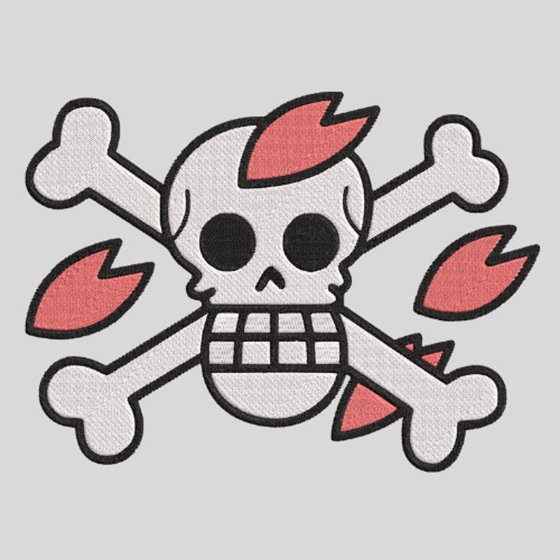 One Piece  Tony Tony Chopper Logo  Embroidery  Vector Art  Digital Download 2