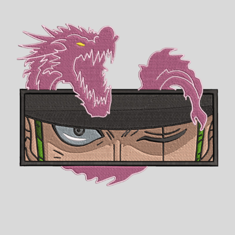 One Piece  Roronoa Zoro  Embroidery  Vector Art  Digital Download 2