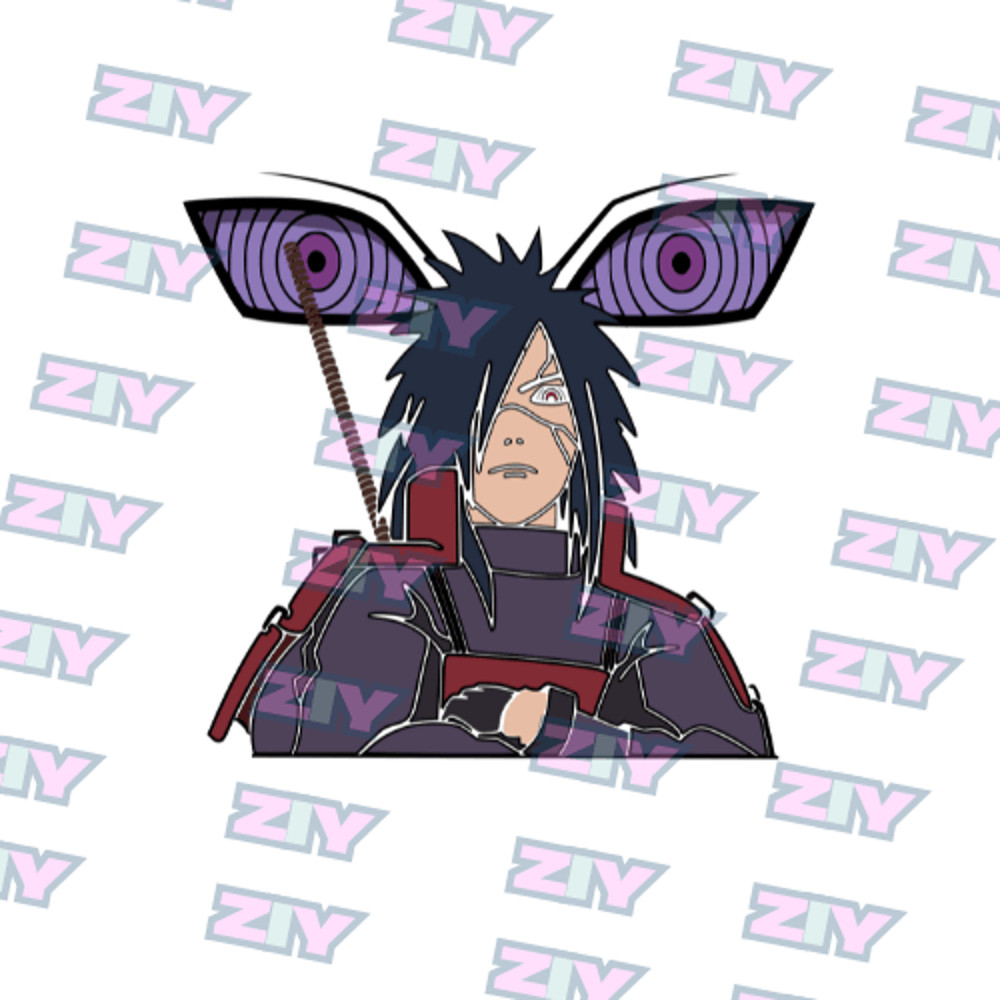 Naruto  Madara Uchiha  Embroidery  Vector Art  Digital Download 1