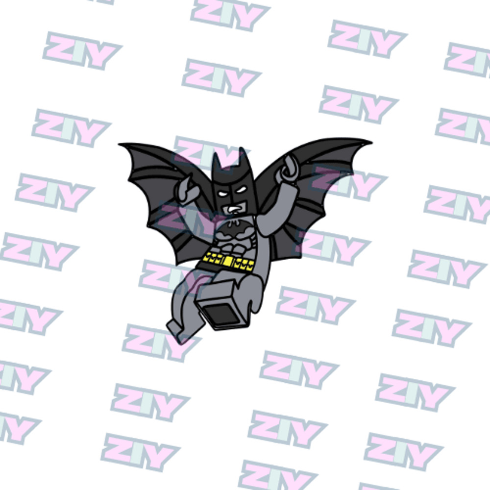 LEGO Batman  Embroidery  Vector Art  Digital Download 2