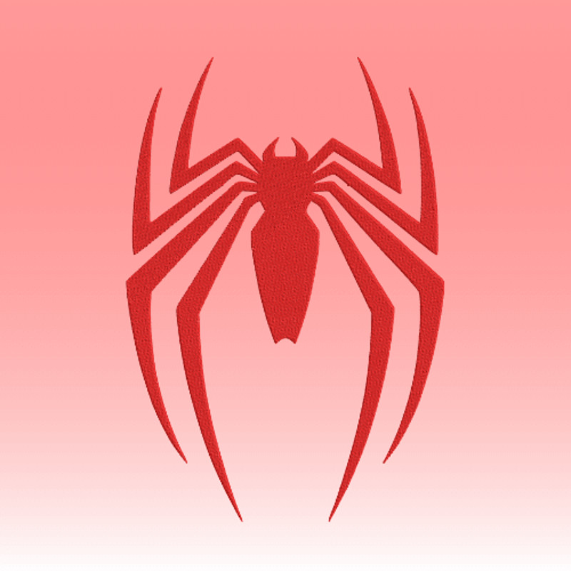 Spiderman Symbol Embroidery Vector Art Digital Download 1