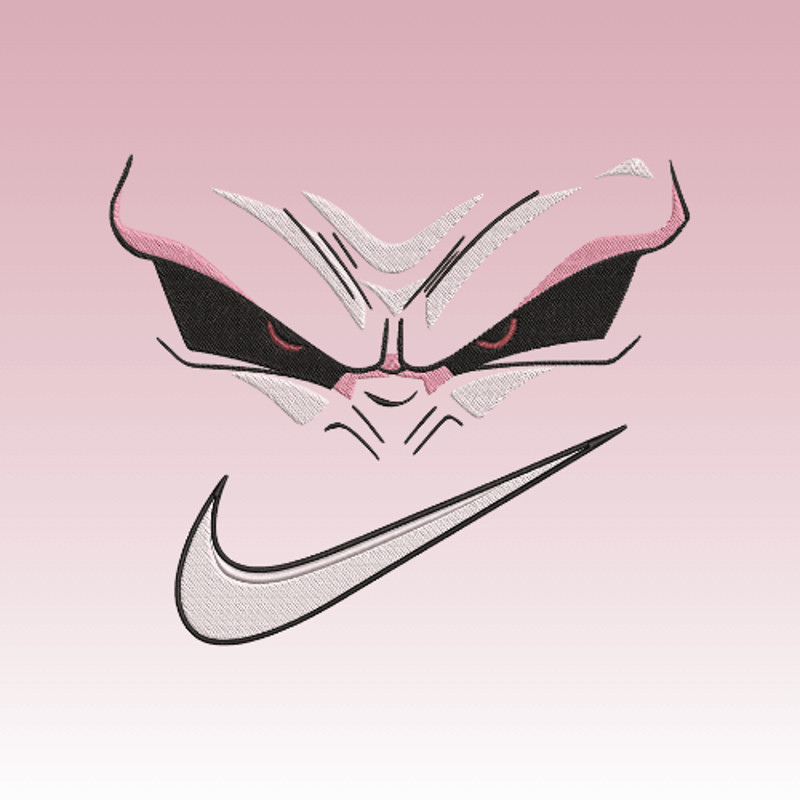 Dragon Ball Z Majin Buu Embroidery Vector Art Digital Download 1